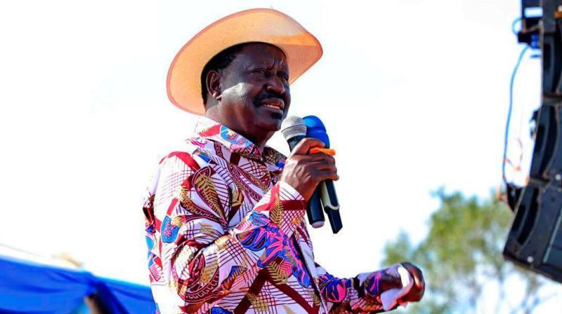 File image of Azimio leader Raila Odinga